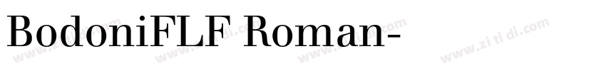 BodoniFLF Roman字体转换